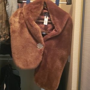 Adrianna papell fur cover up
